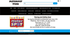Desktop Screenshot of motorspotstore.com
